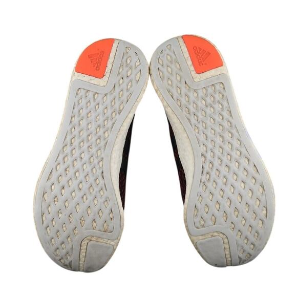 Adidas Shoes Mens 11.5 Sneakers Ultra Boost Trainers Reveal Black Orange Running - Picture 9 of 11